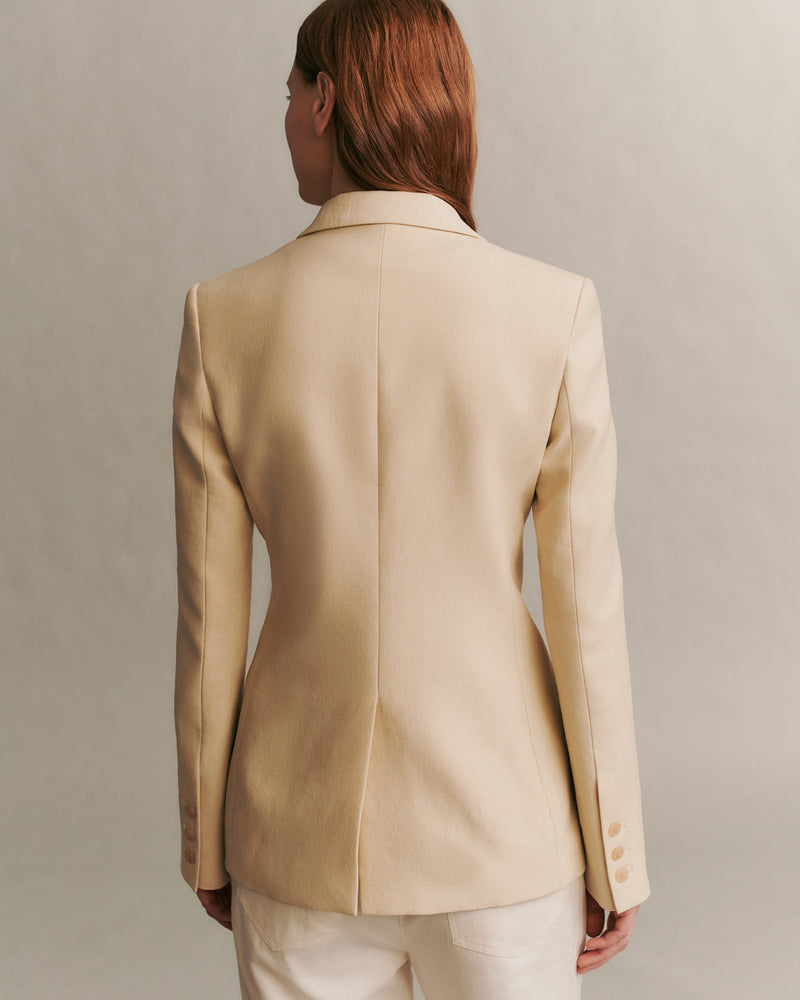 Husband Blazer In Cotton Linen