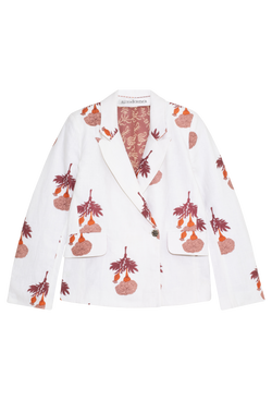 Dree Tea Rose Linen Blazer