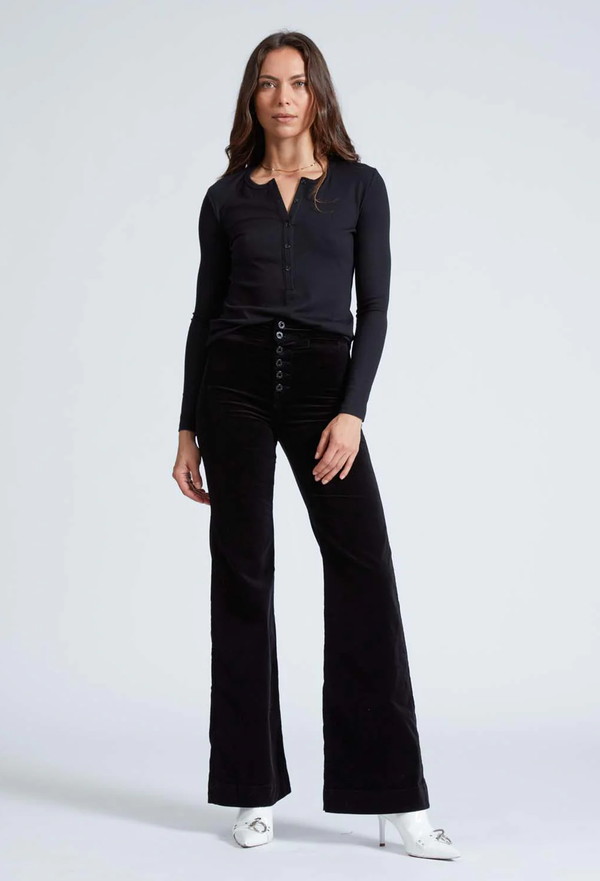 Brighton Wide Leg Velvet Pant