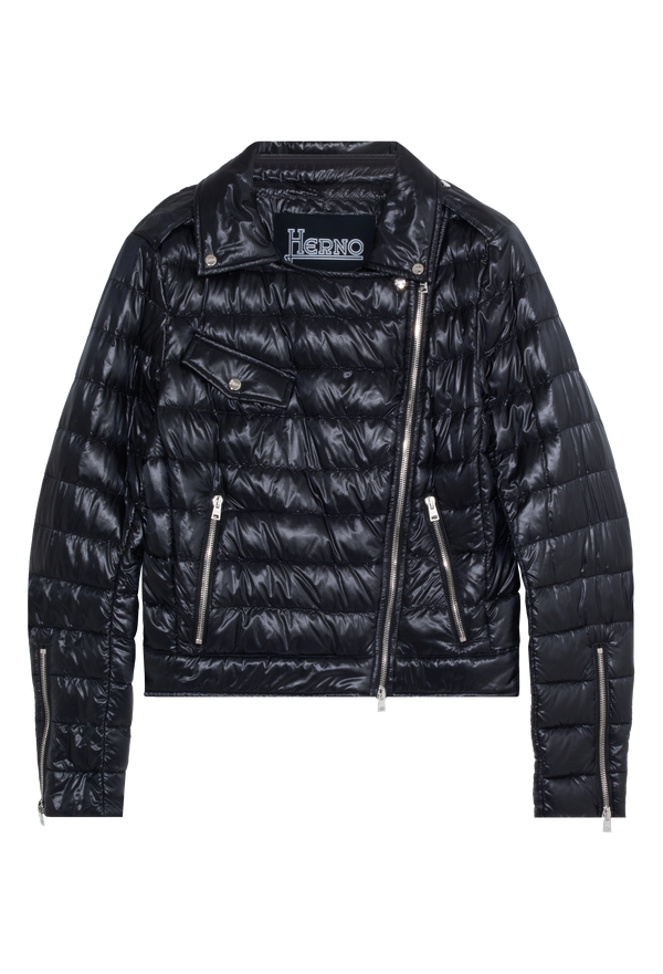 Nylon Lightweight Moto Jacket