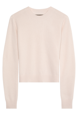 Powder Cashmere Knitted Crew