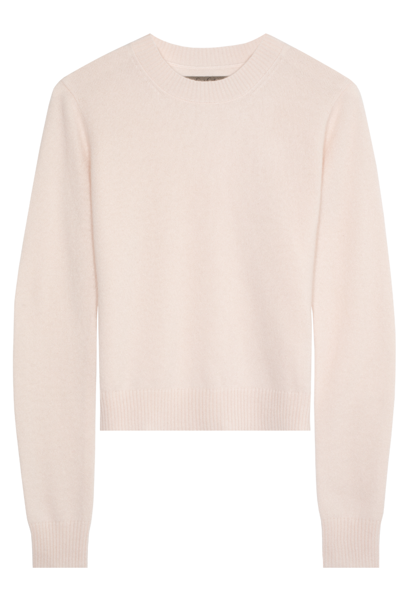 Powder Cashmere Knitted Crew