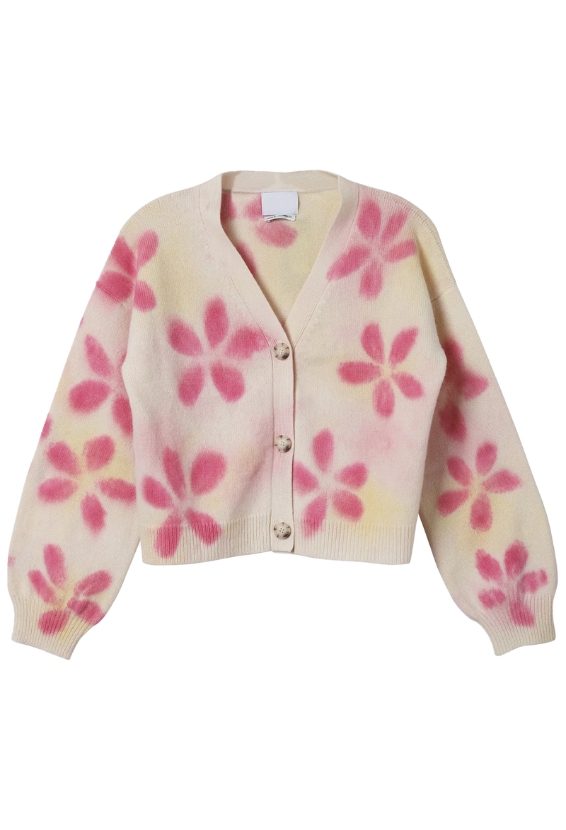 Flower Power Crop Cardigan