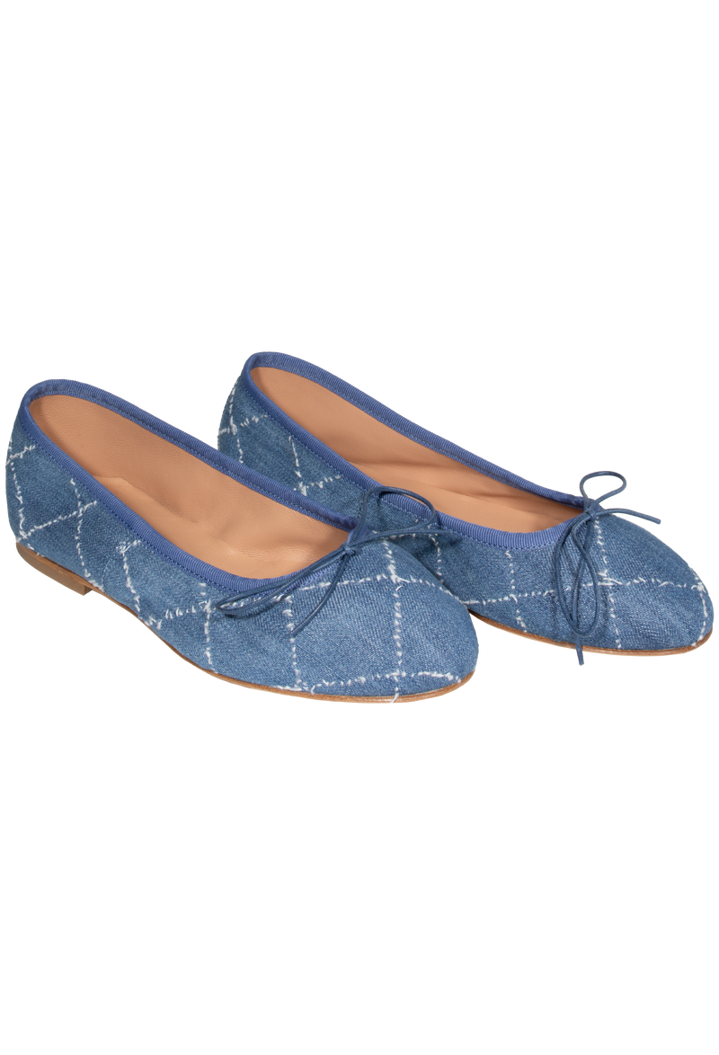 Denim Ballet Flat