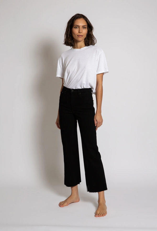 Slim Crop Wide Leg Pant