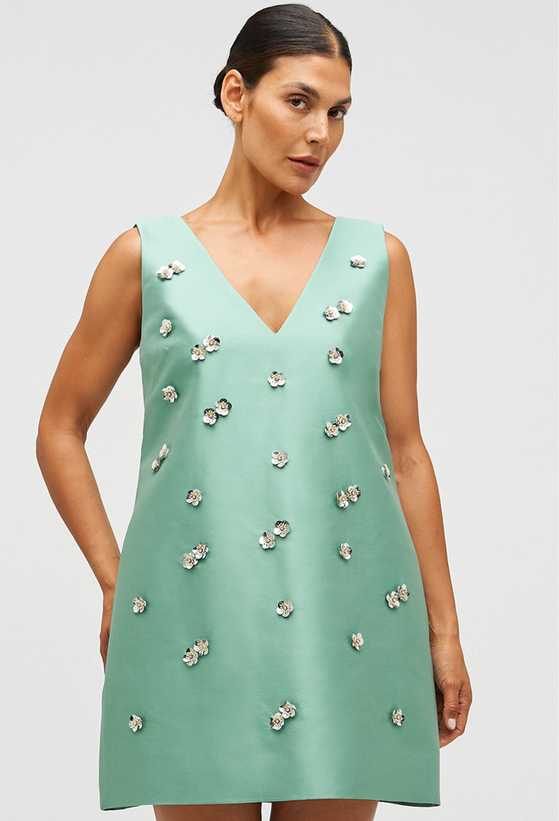 Embellished Shift Dress