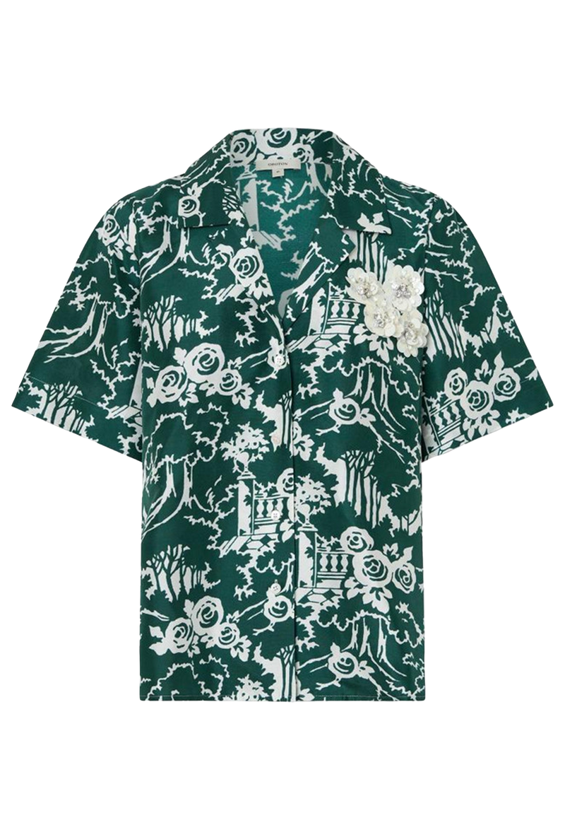 Garden Toile Camp Shirt