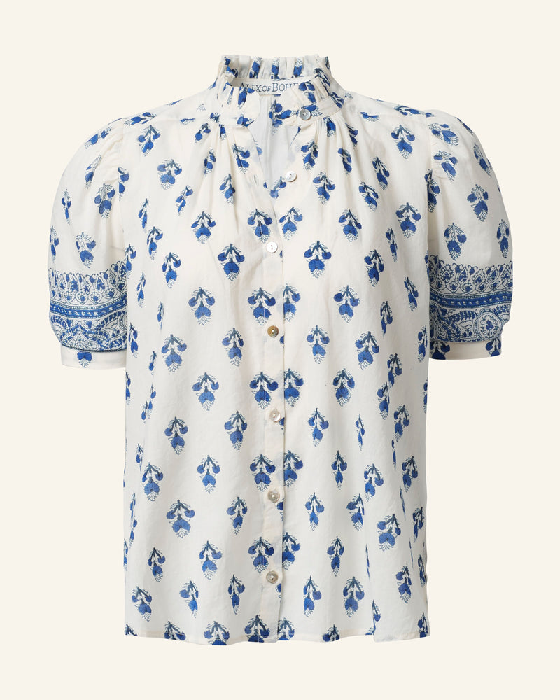 Winnie Indigo Bhutti Shirt