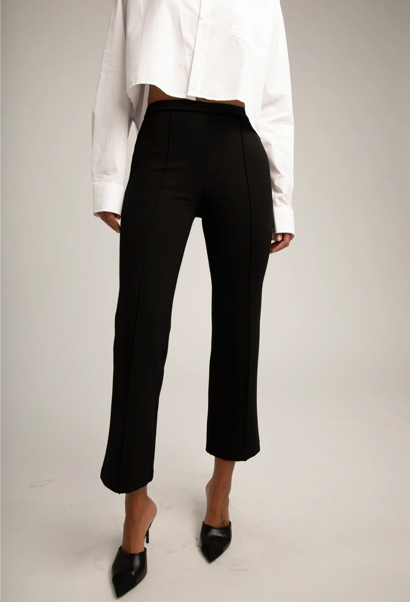 Ankle Flare Pant With Pintucks