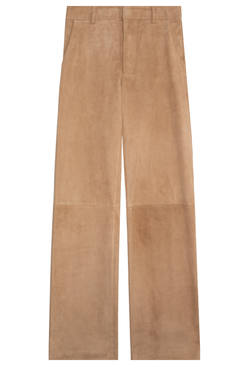 Baggy Suede Trouser