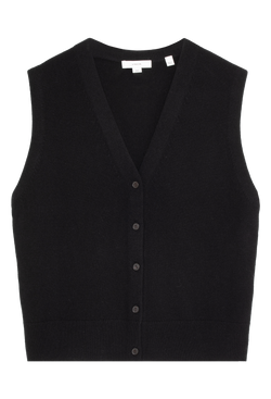 Shrunken Button Vest