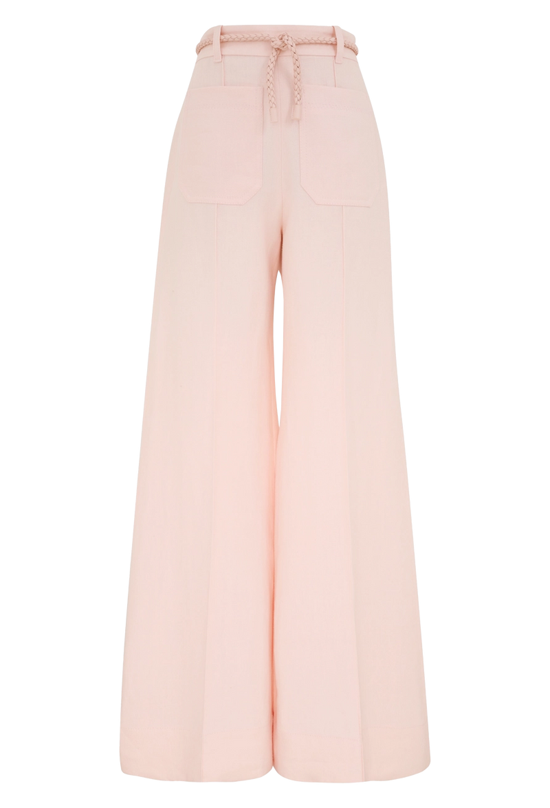 Crush Linen Flare Pant