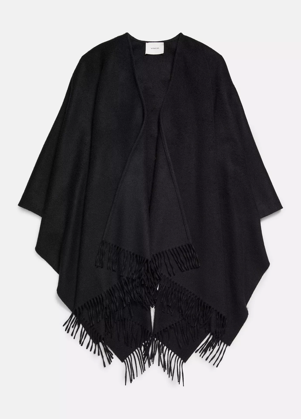 Cashmere Blend Double Face Solidcape